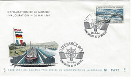 Luxembourg 1964 Moselle Canalisation ¦ ... ¦ Mosel Kanalisierung - Other & Unclassified