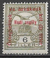 Hungary 1915. Scott #B39 (M) Turul And Crown Of St. Stephen - Ungebraucht