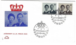 Luxembourg 1964 Jean Avènement ¦ Accession ¦ Thronbesteigung - Other & Unclassified