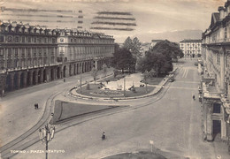 1850"TORINO-PIAZZA STATUTO"1942 ANIMATA CARTOLINA ORIGINALE - Places