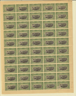 Congo Belge Ocb Nr:  54 ** MNH (zie Scan) IV D2  3 Timbres Abimé - Feuilles Complètes