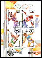 BULGARIA 1990 OLYMPHILEX Exhibition Block Used.  Michel Block 212 - Gebruikt