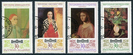 BULGARIA 1990 Foreign Paintings Used.  Michel 3821-24 - Gebraucht