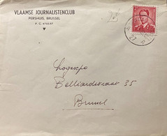 Brief Van De Vlaamse Journalistenclub - Storia Postale