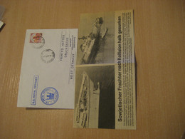 SS ROYAL ODYSSEY Cruise Ship Cover Paquebot PIRAEUS Livorno Ferrovia 1983 Cancel ITALY GREECE + Image - Brieven En Documenten