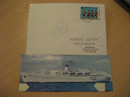 K MASTER MTS ORION 1233 Cruise Ship Cover Paquebot 1981 Cancel GREECE + Image - Covers & Documents