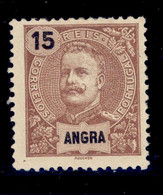 ! ! Angra - 1897 D. Carlos 15 R - Af. 16 - No Gum - Angra