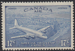 Canada 1946 MNH Sc #CE3 17c D.C. 4-M Airplane Circumflex Accent - Poste Aérienne: Surtaxés