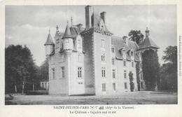 - SAINT JULIEN L'ARS - Le Château - Façades  Sud Et Est - Saint Julien L'Ars