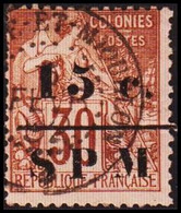 1891. SAINT-PIERRE-MIQUELON. 15 C S P M On 30 C COLONIES POSTES.  () - JF412780 - Cartas & Documentos