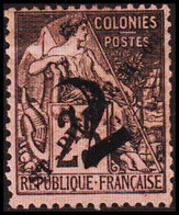 1891. SAINT-PIERRE-MIQUELON. 2 ST-PIERRE M. On On 25 C COLONIES POSTES. Hinged. () - JF412784 - Briefe U. Dokumente