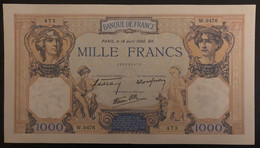 France Billets, 1000 Francs, 18 Avril 1940 ''Cérès Et Mercure'' En Parfait état - 1 000 F 1927-1940 ''Cérès Et Mercure''