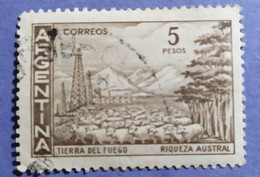 -    ARGENTINA   -   VALORE  5  Pesos   - USATO - Corrientes (1856-1880)