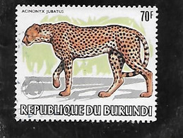 TIMBRE OBLITERE DU BURUNDI DE 1982 N° MICHEL 1593 COTE 110 € - Usati