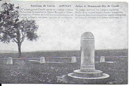 Lievin - Environs : Grenay : Arbre Et Monument Dits De Condé - Lievin