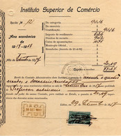 INSTITUTO SUPERIOR  DE COMERCIO-1 - Cartas & Documentos