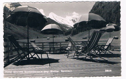 CH-6449  SAMNAUN : Hote Silvretta - Sonnenterasse Gegen Muttler - Samnaun