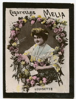 Cigarettes Mélia Frères Fabricants à Alger.hors Concours à L'exposition Universelle De 1900.Mademoiselle Louisette. - Melia