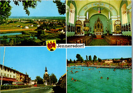 4336 - Jennersdorf , Schwimmbad - Gelaufen - Jennersdorf