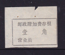 CHINA CHINE CINA  JIANGXI  LEPING 333300  ADDED CHARGE LABEL (ACL)  0.10YUAN - Other & Unclassified