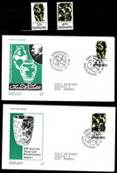Denmark 1996;  The 150th Anniversary Of The Birth Of Thorvald Bindesbøll. Set Of 2 MNH(**) And On FDC (Populær Filateli) - Other & Unclassified