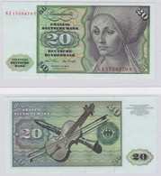 T145318 Banknote 20 DM Deutsche Mark Ro. 271b Schein 2.Jan. 1970 KN GE 1750470 V - 20 DM