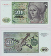 T145322 Banknote 20 DM Deutsche Mark Ro. 271b Schein 2.Jan. 1970 KN GE 0132641 R - 20 Deutsche Mark