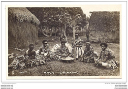 CPA Carte Photo Fidji Kava Drinking - Fidschi