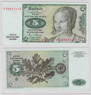 T144150 Banknote 5 DM Deutsche Mark Ro. 285a Schein 2.Januar 1980 KN B 2285715 R - 5 Deutsche Mark