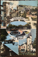 Cpsm, Multivues - Souvenir De Brive (19 - Corrèze), éd Cap, écrite - Brive La Gaillarde