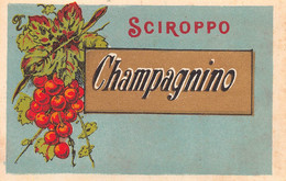 012070 "SCIROPPO - CHAMPAGNINO"   ETICH. ORIG LABEL - Fruits & Vegetables