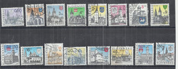 SLOVAKIA 1997-2003 - COAT OF ARMS AND CITIES - LOT OF 16 DIFFERENT - USED OBLITERE GESTEMPELT USADO - Other & Unclassified
