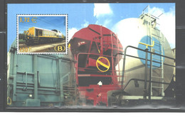 BELGIUM 2001 "TRAINS' Perf.M/S, NOT MENTIONED IN SCOTT MNH, SEE MICHEL Euro3.72 - Other & Unclassified