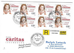 Luxembourg 2007 Caritas - Lettres & Documents