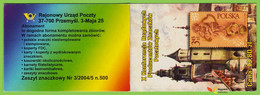 Voyo POLAND 2004 Booklet Nr 3/2004/5 (Przemysl) Mi#4107 X 4  (**)  MINT Postage Stamp Printers' Conference - Krakow - Postzegelboekjes