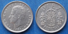 SPAIN - 10 Pesetas 1985 KM# 827 Juan Carlos I (1975-2014) - Edelweiss Coins - Sonstige & Ohne Zuordnung