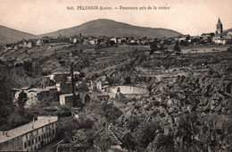 42 / PELUSSIN / PANORAMA PRIS DE LA RIVIERE - Pelussin