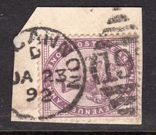 Ireland 1844 Numeral Cancellations: 193 Dungannon Tyrone On Piece, 1d Lilac, 16 Dots, SG 172 - Prephilately