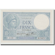 France, 10 Francs, Minerve, 1939, 1939-08-17, NEUF, Fayette:7.5, KM:84 - 10 F 1916-1942 ''Minerve''