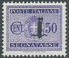 1944 RSI SEGNATASSE 50 CENT MNH ** - RB2-7 - Taxe