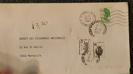 1985 TIMBRES TAXE 3.2 EUROS 13007 POUR 13002 TAXE INTERCITES - Andere & Zonder Classificatie