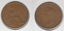 Grande Bretagne  Penny 1949 ;  Great Britain UK - D. 1 Penny