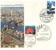 (FF 24) Australia - Greetings From Sydney (2 Covers 1980's) - Altri & Non Classificati