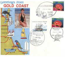 (FF 24) Australia - Greetings From Gold Coast (2 Covers 1980's) - Altri & Non Classificati