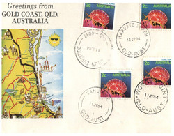 (FF 24) Australia - Greetings From Gold Coast (2 Covers 1980's) - Altri & Non Classificati