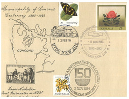 (FF 24) Australia - Municipality Of Concord Centenary (1 Cover 1984) - Andere & Zonder Classificatie