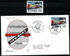 Denmark 1997;  Ending Postal Services In Trains.  MNH(**) And FDC (Populær Filateli). - Autres & Non Classés