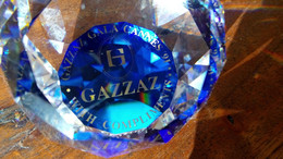 RARE - PRESSE - PAPIER Cristal Superbe - With Compliments - Gazzaz 1991 - Festival Du Film CANNES - CRISTAL MAGNIFIQUE - Paper-weights