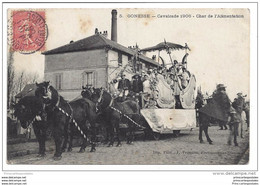 CPA 95 Gonesse Cavalcade 1906 Char De L'alimentation - Gonesse
