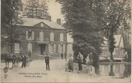 ANSAUVLLERS - OISE - BELLE CARTE ANIMEE  - PLACE DU BAIL -ANNEE 1917 - Autres & Non Classés